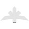 Ekena Millwork Davenport Architectural Grade PVC Gable Bracket, 48"W x 24"H x 2"D x 6"F, 12/12 Pitch GBP048X24X0206DAV00 - alternate 3